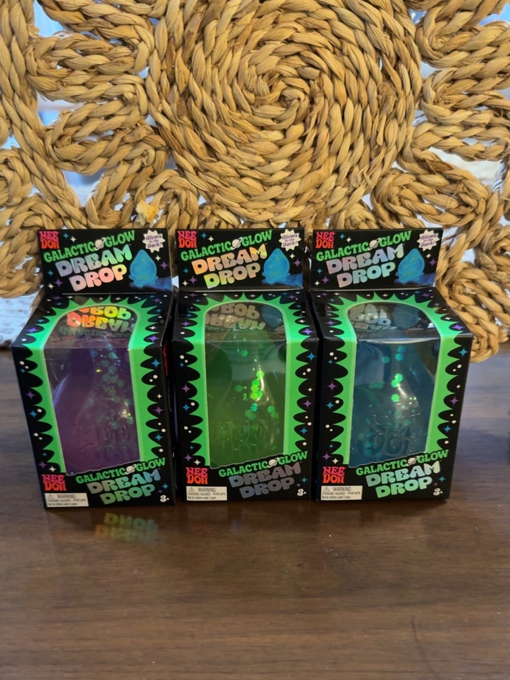 Galactic Glow Dream Drop Sensory Toy - Purple, Green, Teal price is for 1 piece